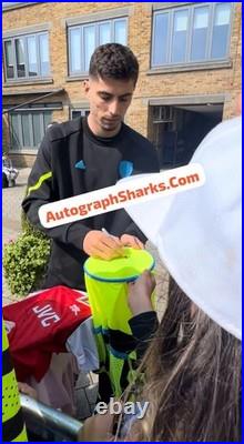 Signed Kai Havertz Arsenal Autographed Away Shirt With COA & Pen-on-Item Proof