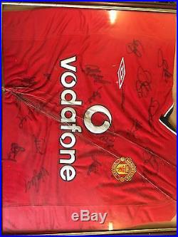 Signed Manchester United shirt with C. O. A