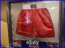 Signed Manny Pacquiao Shorts in frame
