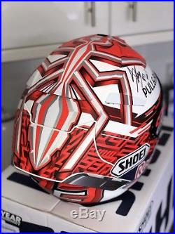 Signed Marc Marquez 2018 Shoei X-spirit 3 Replica Helmet. Stunning