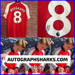 Signed Martin Odegaard Arsenal 25/26 Autographed Jersey With COA & Exact Proof