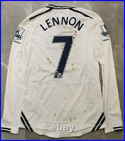Signed Match Worn Aaron Lennon Poppy Shirt
