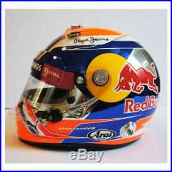 Signed Max Verstappen 2016 Belgian GP Promo Helmet Arai GP-6S Red Bull F1