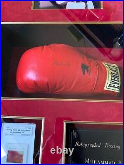 Signed Muhammad Ali Everlast Boxing Glove From 1997