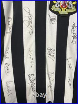 Signed Newcastle United Home Shirt/ 1970-1971
