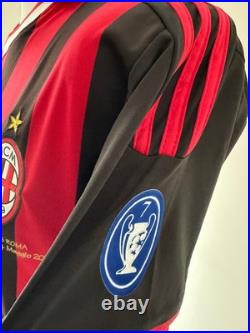 Signed PAOLO MALDINI Shirt AC Milan 2009/10 Final Ever Game-PROOF/COA- Italy