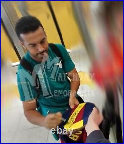 Signed PEDRO Rodriguez 2014/15 Shirt Barcelona With Exact Proof and COA