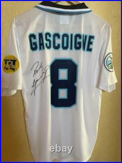 Signed Paul Gascoigne Euro 96 Shirt With COA from Private GAZZA Signing