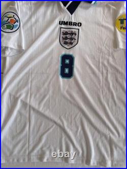 Signed Paul Gascoigne Euro 96 Shirt With COA from Private GAZZA Signing