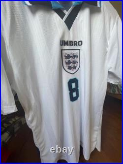 Signed Paul Gascoigne Euro 96 Shirt With COA from Private GAZZA Signing