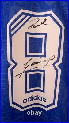 Signed Paul Gascoigne Signed Rangers 1996/97 Shirt With COA