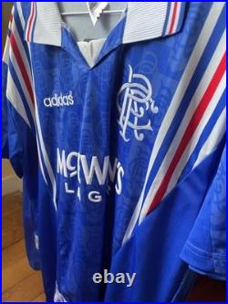 Signed Paul Gascoigne Signed Rangers 1996/97 Shirt With COA