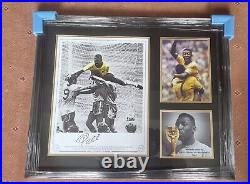 Signed Pele Framed Photos