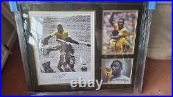 Signed Pele Framed Photos