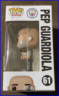 Signed Pep Guardiola Funko Pop AUTOGRAPHED Manchester City Man City