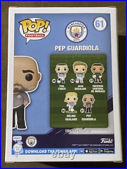 Signed Pep Guardiola Funko Pop AUTOGRAPHED Manchester City Man City