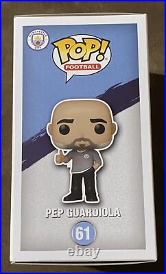 Signed Pep Guardiola Funko Pop AUTOGRAPHED Manchester City Man City