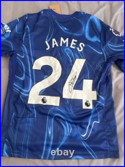 Signed Reece James Chelsea Home Shirt 23/24 With Proof Signed Reece James Chelsea Home Shirt 23/24 With Proof