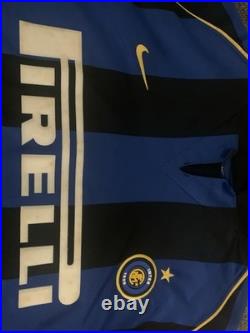 Signed Ronaldo Nazario (R9) 2002/2003 Inter Milan Home Shirt