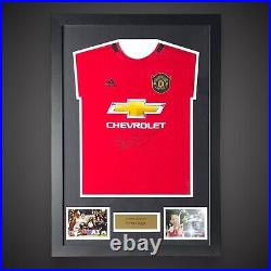 Signed Ryan Giggs Manchester United Framed Shirt Big Autograph With COA £165