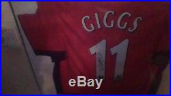 Signed Ryan Giggs Manchester United shirt