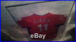 Signed Ryan Giggs Manchester United shirt