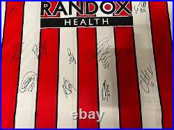 Signed Sheffield United Shirt. Signed by NEW 2024 Squad. Adults Brand New Shirt