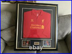 Signed Stephen Gerrard Shirt With Certificate. Signed To Mike Signed Stephen Gerrard Shirt With Certificate. Signed To Mike