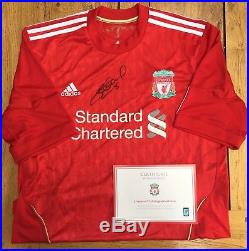 Signed Steven Gerrard Liverpool 11/12 Shirt