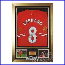 Signed Steven Gerrard Testimonial Ltd Edition 2013-14 Liverpool FC Shirt