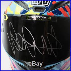 Signed Valentino Rossi Misano 2014 Helmet Yamaha MotoGP
