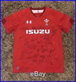Signed Wales Grand Slam Rugby Shirt 2019 (Donated By Robin McBryde)