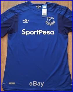 Signed Wayne Rooney Everton Home Shirt 2017/2018 Rare Proof Sport Pesa