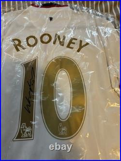 Signed Wayne Rooney Shirt With Certificate Of Authenticity