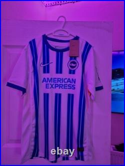 Signed Yankuba Minteh Shirt (Medium). Number 17 with COA