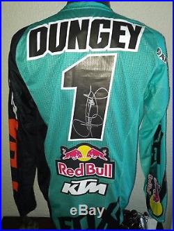 Signed authentic race jersey ryan dungey ktm supercross