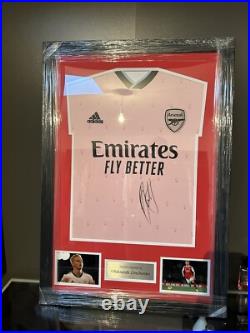 Signed football Shirt Oleksandr Zinchenko shirt coa framed