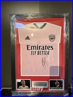 Signed football Shirt Oleksandr Zinchenko shirt coa framed