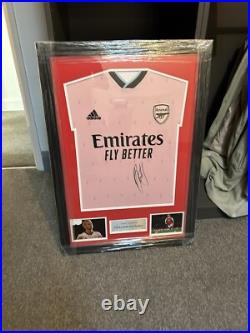 Signed football Shirt Oleksandr Zinchenko shirt coa framed