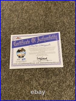 Signed football shirt framed coa Martin Odegaard Comes With COA