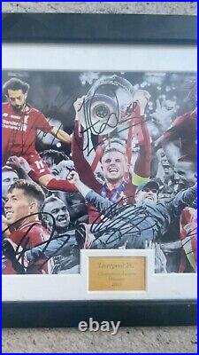 Signed liverpool champions league winners