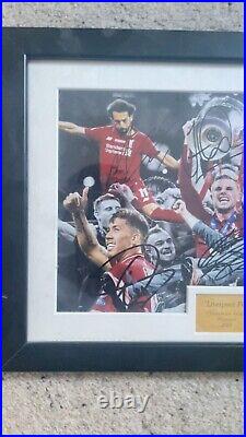 Signed liverpool champions league winners