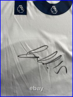 Signed lucas bergvalk shirt with COA in frame
