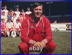 Sir Alex Ferguson Hand Signed Retro Man Utd Photo + Official COA 16x12 Auction