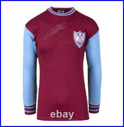 Sir Geoff Hurst Signed West Ham Shirt 1964 FA Cup Final Autograph Jersey