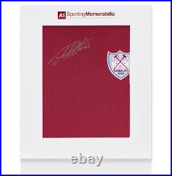 Sir Geoff Hurst Signed West Ham Shirt 1964 FA Cup Final Gift Box