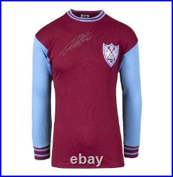 Sir Geoff Hurst Signed West Ham Shirt 1964 FA Cup Final Gift Box
