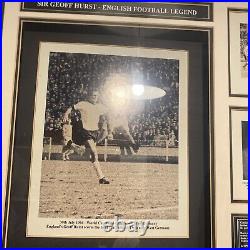 Sir Geoff Hurst signed plaque