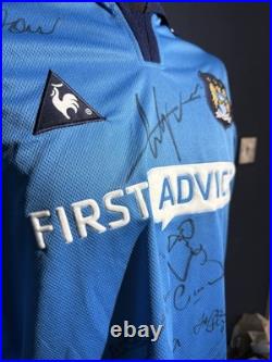 Squad Signed 2001-03 Man City Shirt