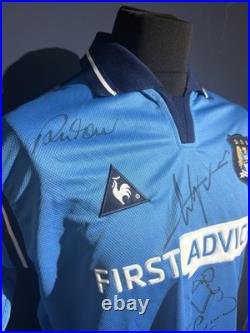 Squad Signed 2001-03 Man City Shirt